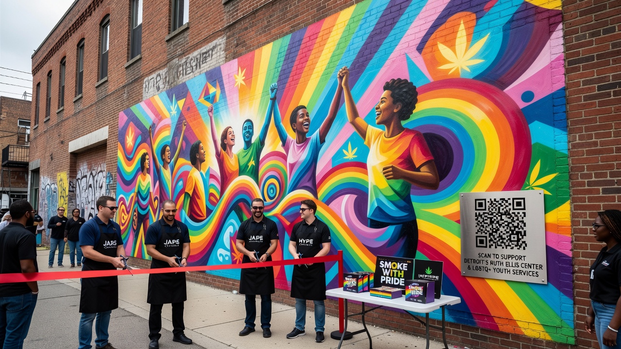 Cannabis Retailers Fund Public Art to Back LGBTQ+ Youth Services