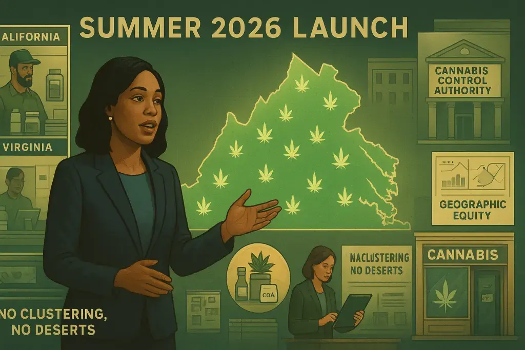 Virginia Prepares to License Recreational Cannabis Retailers by Mid-2026